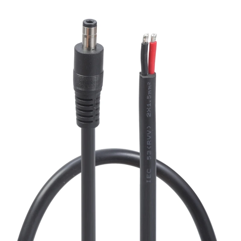 Power Wire Supply Repair Cable 5.5MMx2.5MM Male Plug to Bare Wire Open End Bare Connector 5525 Power Pigtail Cable
Power Wire Supply Repair Cable 5.5MMx2.5MM Male Plug to Bare Wire Open End Bare Connector 5525 Power Pigtail Cable