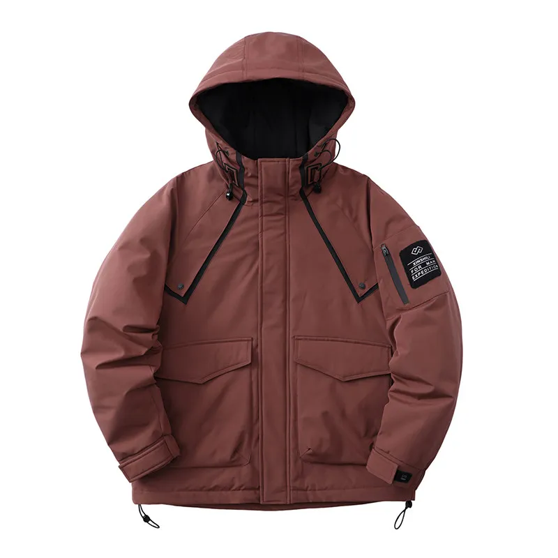 American Sle Men's Lightweight Cotton Jaet Windproof Autumn Winter Hooded Coat Thiened Polyester Fiber Long Sve Zipper
American Sle Men's Lightweight Cotton Jaet Windproof Autumn Winter Hooded Coat Thiened Polyester Fiber Long Sve Zipper