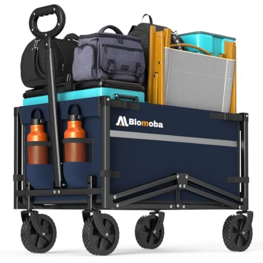 Collapsible Wagon Cart, 220LBS Heavy Duty Collapsible Wagon with All-Terrain Wheels 360° Rotation, Flexible Handle, Portable Ut
Collapsible Wagon Cart, 220LBS Heavy Duty Collapsible Wagon with All-Terrain Wheels 360° Rotation, Flexible Handle, Portable Ut