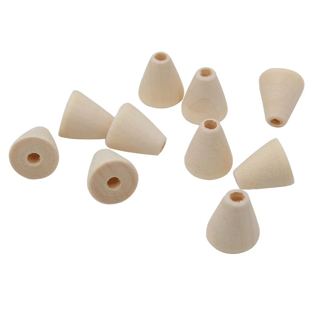 100pcs Wooden Beads Cone Shape Jewelry Making DIY Crafts Kit for Kids Creativity Development Safe Comfortable Use
100pcs Wooden Beads Cone Shape Jewelry Making DIY Crafts Kit for Kids Creativity Development Safe Comfortable Use