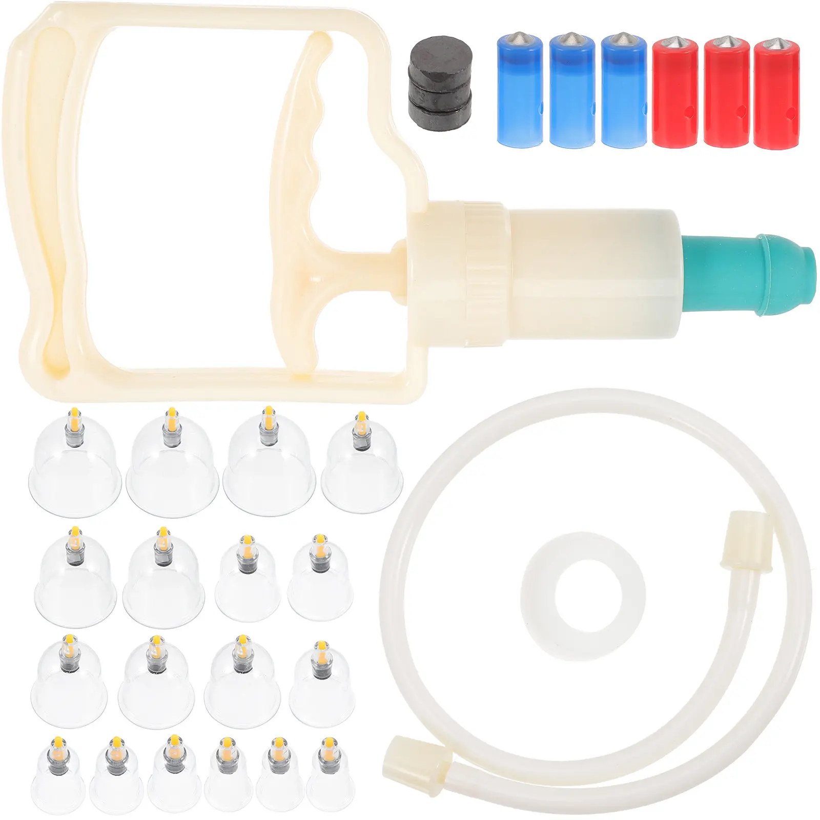 1Set Vacuum Cupping Device Chinese Cupping Cup Set Household Therapy Tool Improve Circulation Body Care Massaging Kit
1Set Vacuum Cupping Device Chinese Cupping Cup Set Household Therapy Tool Improve Circulation Body Care Massaging Kit