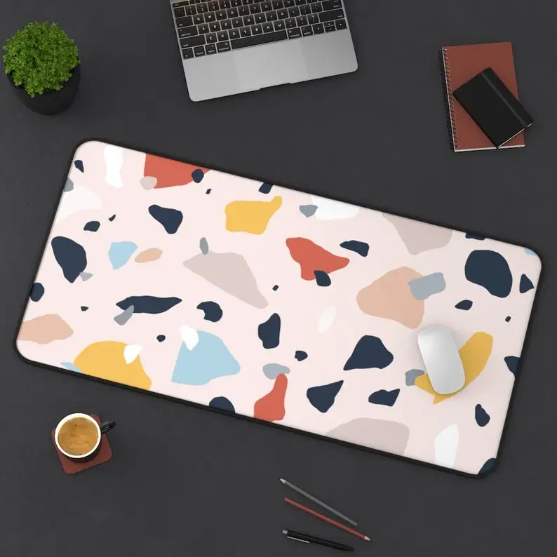 Милый настольный коврик Terrazzo, большой коврик для мыши, удлиненный игровой коврик для мыши полного стола XXL, коврик для мыши с клавиатурой для ноутбука и компьютера для офиса
Милый настольный коврик Terrazzo, большой коврик для мыши, удлиненный игровой коврик для мыши полного стола XXL, коврик для мыши с клавиатурой для ноутбука и компьютера для офиса