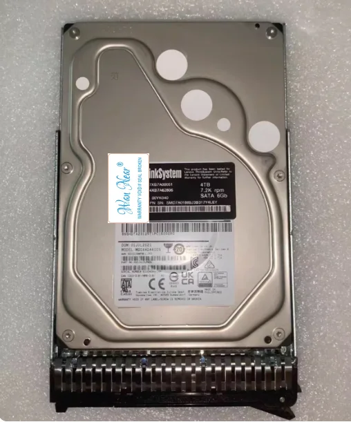 Для Lenovo 7XB7A00051 00YK040 4T 4TB SATA 3,5-дюймовый жесткий диск 7,2K 6Gb SR650
Для Lenovo 7XB7A00051 00YK040 4T 4TB SATA 3,5-дюймовый жесткий диск 7,2K 6Gb SR650