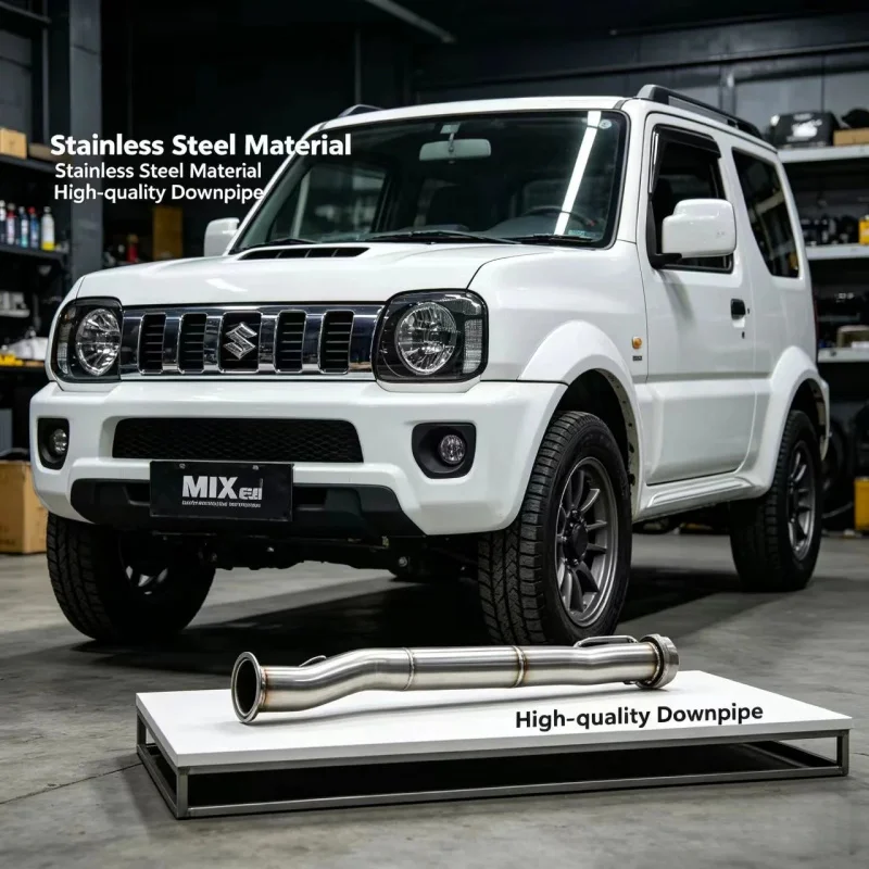 High-performance Exhaust Pipe for Suzuki Jimny 1.5L 2018-2023 Factory Wholesale Stainless Steel Downpipe to Enhance Power
High-performance Exhaust Pipe for Suzuki Jimny 1.5L 2018-2023 Factory Wholesale Stainless Steel Downpipe to Enhance Power