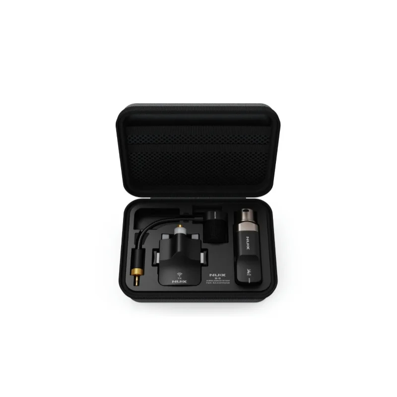 NUX B-6 Wireless Microphone Transmitter, High Resolution, 24-bit, 44.1kHz Audio, 2.4GHz, Wireless Saxophone Microphone
NUX B-6 Wireless Microphone Transmitter, High Resolution, 24-bit, 44.1kHz Audio, 2.4GHz, Wireless Saxophone Microphone