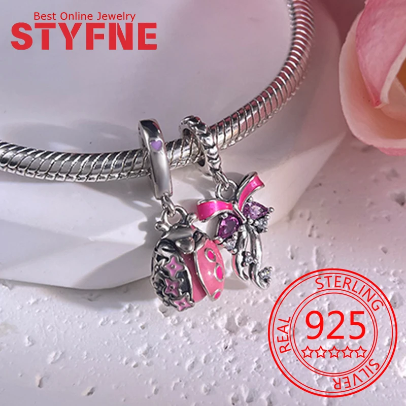 925 Sterling Silver Bow Ladybug Charm Beads Fit Bracelet Necklace Accessories Beads Jewelry Making Fine Jewelry Gifts
925 Sterling Silver Bow Ladybug Charm Beads Fit Bracelet Necklace Accessories Beads Jewelry Making Fine Jewelry Gifts