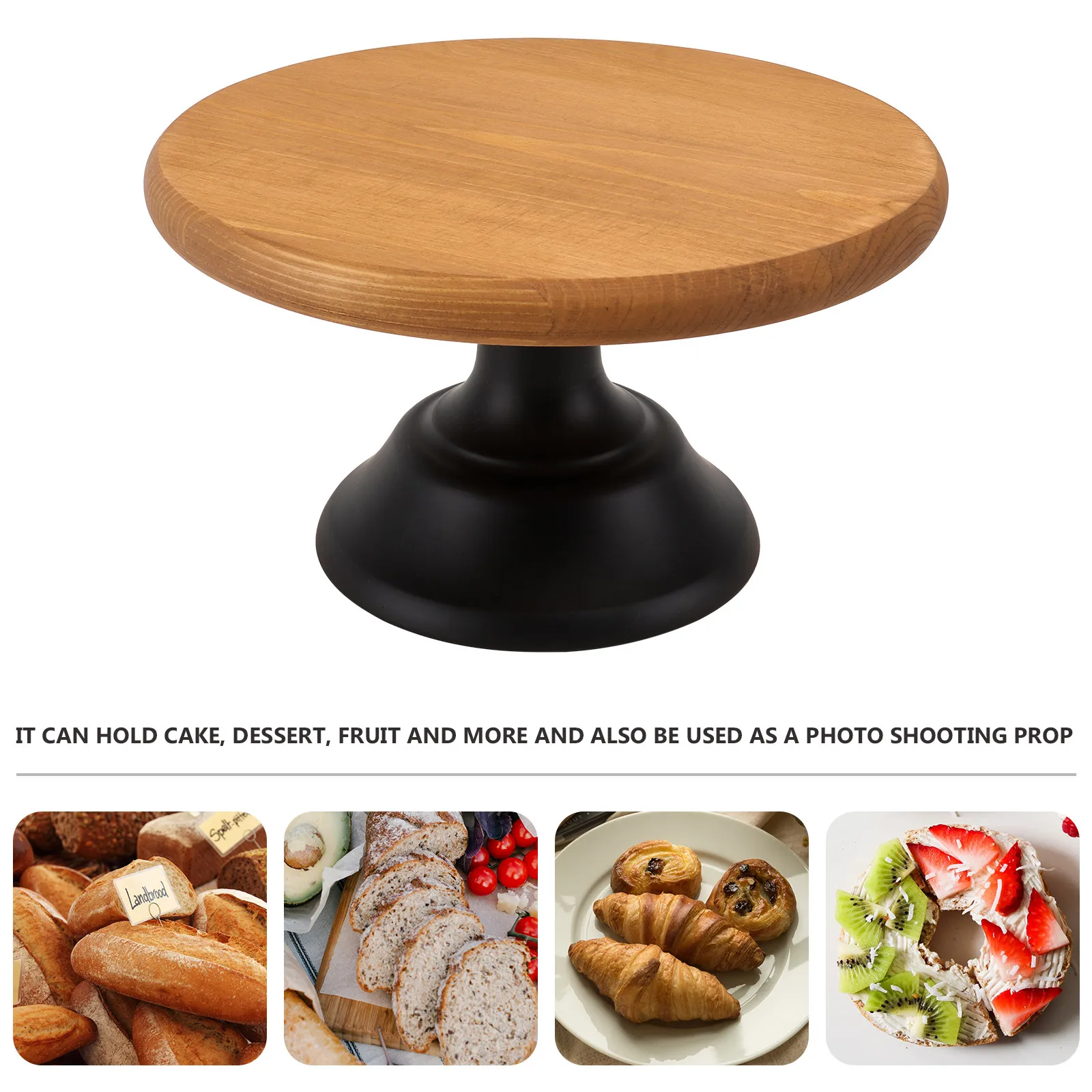 1Pcs Wooden Cake Tray Premium Wood Metal Material Party Dessert Plate Decorative Cake Display Holder Banquet Serving Stand
1Pcs Wooden Cake Tray Premium Wood Metal Material Party Dessert Plate Decorative Cake Display Holder Banquet Serving Stand