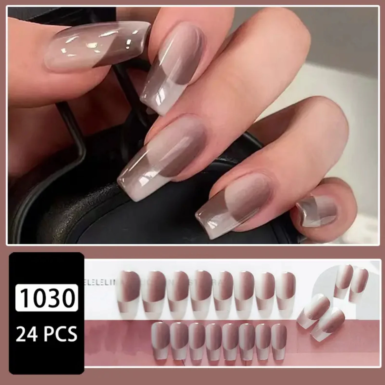 Two-color Gradient Fake Nails Coffin Press On Nails Acrylic False Nails With Glue Stick On Nails For Women
Two-color Gradient Fake Nails Coffin Press On Nails Acrylic False Nails With Glue Stick On Nails For Women