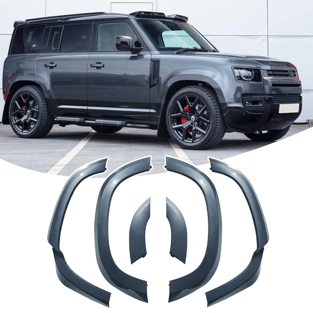 6pcs Gloss Black Widening Wheel Fender Trim Kit Eyebrow accessories fit for Land Rover Defender 110 2020-2024 2025
6pcs Gloss Black Widening Wheel Fender Trim Kit Eyebrow accessories fit for Land Rover Defender 110 2020-2024 2025