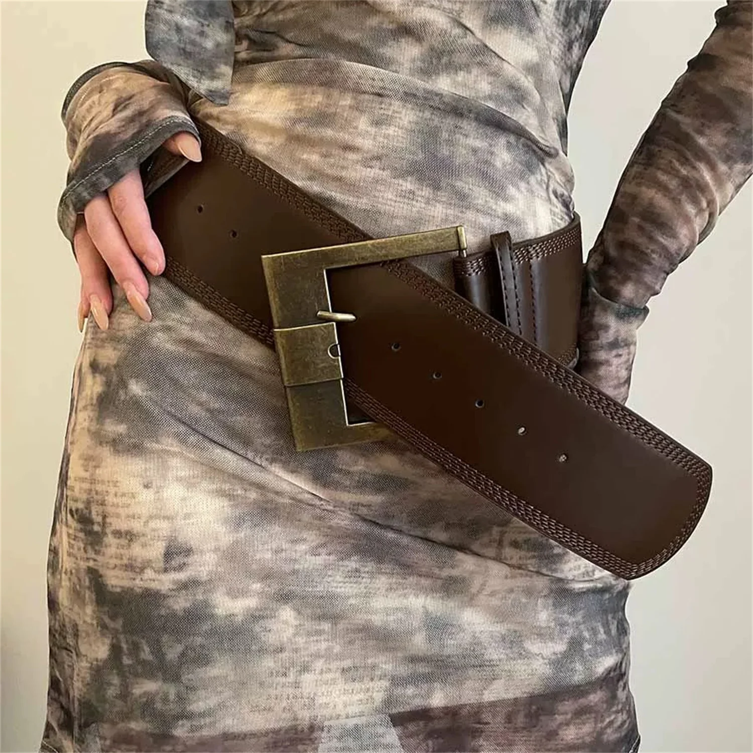 National Wind Belt Women New High-End Korean Version Of The Decorative Fashion Design Sense Of All-Around Waist Show Wide
National Wind Belt Women New High-End Korean Version Of The Decorative Fashion Design Sense Of All-Around Waist Show Wide