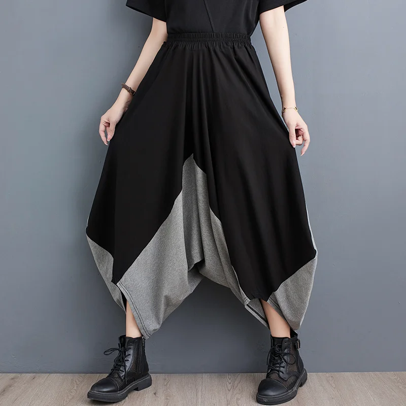 #2906 Spring Summer Streetwear Hip Hop Pants Women Loose Pockets Irregular Cross-pants Femme Calf-length Harem Wide Leg Pants
#2906 Spring Summer Streetwear Hip Hop Pants Women Loose Pockets Irregular Cross-pants Femme Calf-length Harem Wide Leg Pants