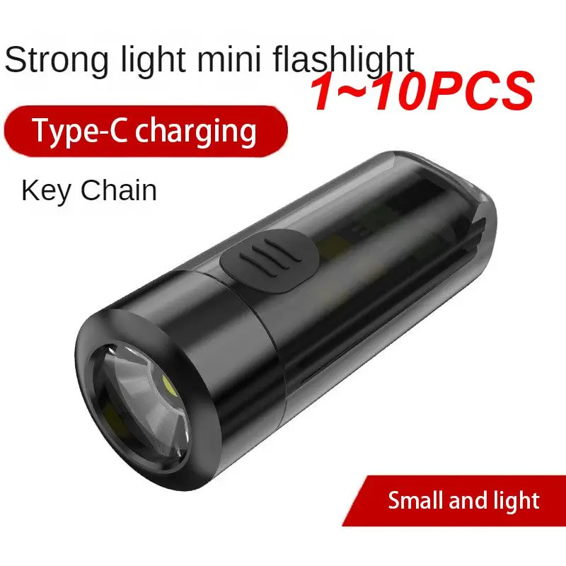 1~10PCS Walking Lights Small And Portable Outdoor Hiking Mini Portable Emergency Portable Lighting Type-c Keychain Light
1~10PCS Walking Lights Small And Portable Outdoor Hiking Mini Portable Emergency Portable Lighting Type-c Keychain Light