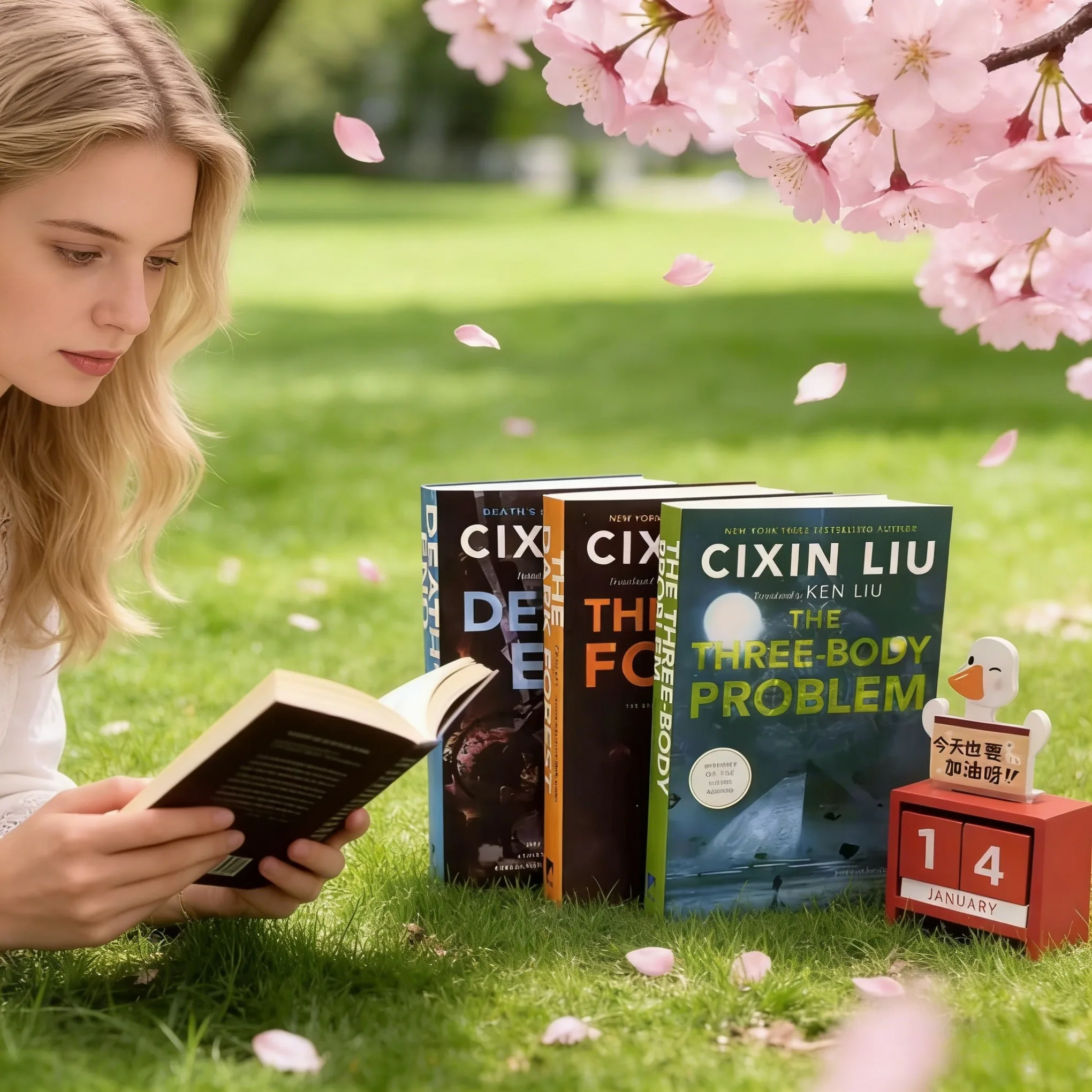 Книга научной фантастики «Три тела» английской версии Лю Цсицин
Книга научной фантастики «Три тела» английской версии Лю Цсицин