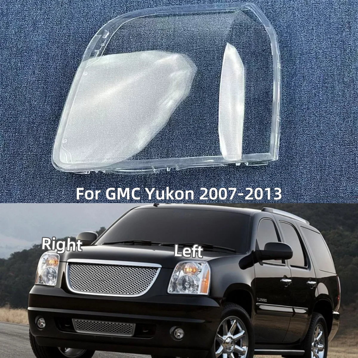 For GMC Yukon 2007 2008 2009 2010 2011 2012 2013 Auto Accessories Lampshade Cover It has good transparency and light transmissio
For GMC Yukon 2007 2008 2009 2010 2011 2012 2013 Auto Accessories Lampshade Cover It has good transparency and light transmissio