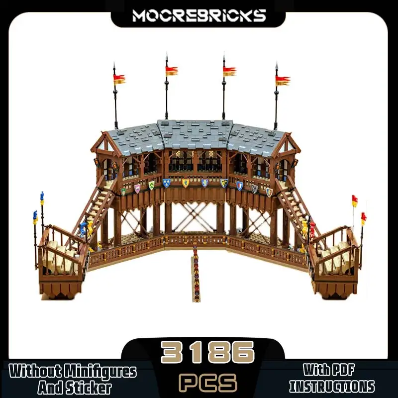 MOC-152408 Creative Middle Ages Championship Reason Castle Model Building Blocks DIY Assembly Senior Brick Toy Festival Gifts
MOC-152408 Creative Middle Ages Championship Reason Castle Model Building Blocks DIY Assembly Senior Brick Toy Festival Gifts