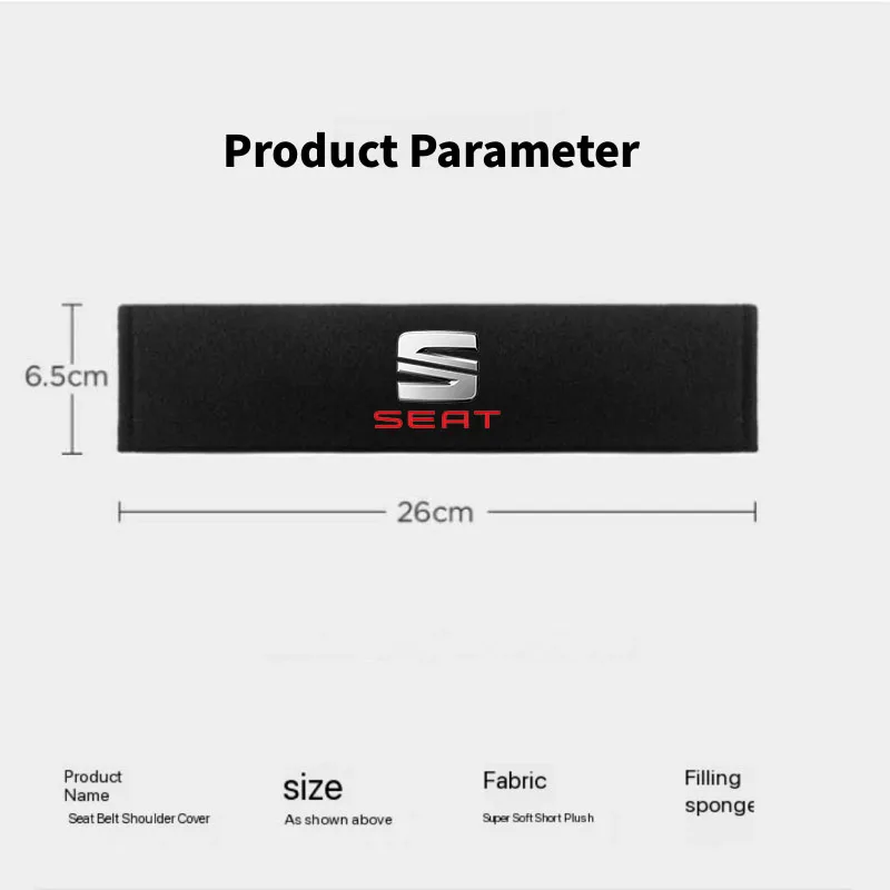 2Pcs Car Seat Belt Shoulder Strap Cover Insurance Strap Cover for Seat Ibiza Leon Arona Ateca Ibiza Auto Accessories
2Pcs Car Seat Belt Shoulder Strap Cover Insurance Strap Cover for Seat Ibiza Leon Arona Ateca Ibiza Auto Accessories