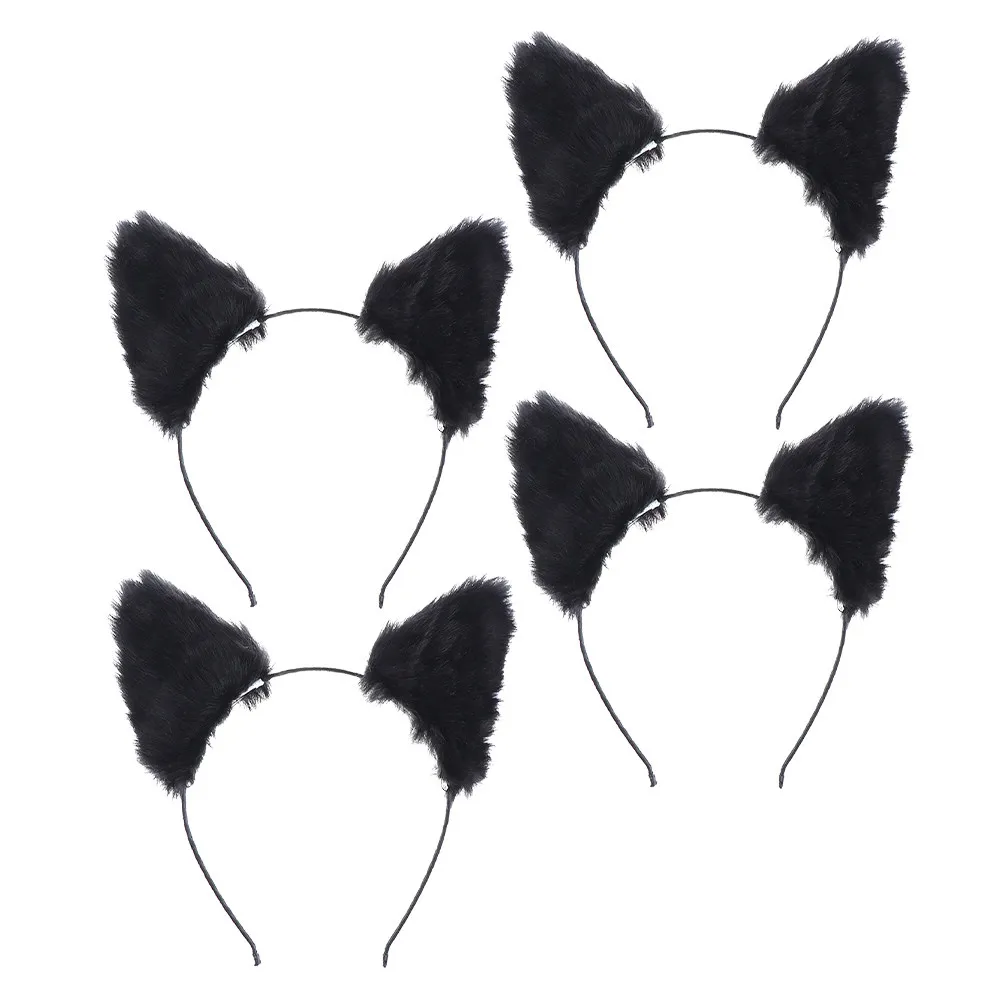 4Pcs Animal Faux Cat Ear Hair Bands Lightweight Comfortable Soft Hair Hoop Cosplay Party Dress Accessories Ear Headband
4Pcs Animal Faux Cat Ear Hair Bands Lightweight Comfortable Soft Hair Hoop Cosplay Party Dress Accessories Ear Headband