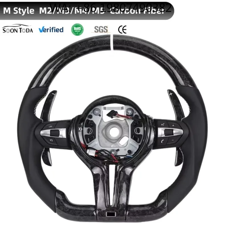 Custom Forged Carbon Fiber Leather Sport Steering Wheel Fit M3 M4 M5 F10 F15 F20 F22 F25 F30 F31 F32 F36 E70 E90 Interior Upgrad
Custom Forged Carbon Fiber Leather Sport Steering Wheel Fit M3 M4 M5 F10 F15 F20 F22 F25 F30 F31 F32 F36 E70 E90 Interior Upgrad
