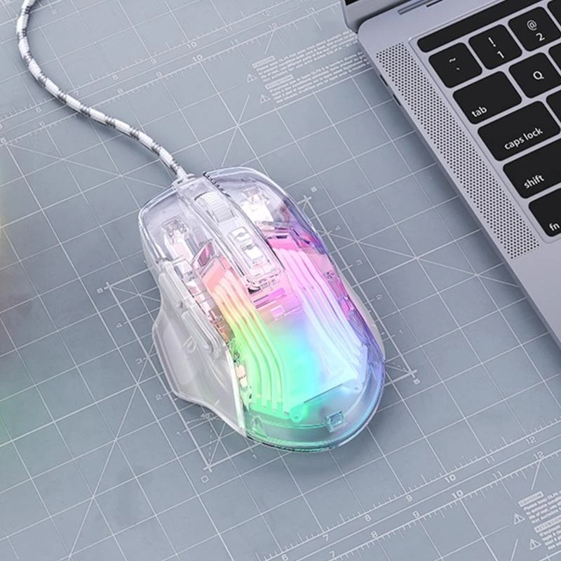 USB Gamings Mouse Cord 6 Adjust 12800DPI 7 Programmable Button Breathing Light Ergonomics Game Mouse D2RC
USB Gamings Mouse Cord 6 Adjust 12800DPI 7 Programmable Button Breathing Light Ergonomics Game Mouse D2RC