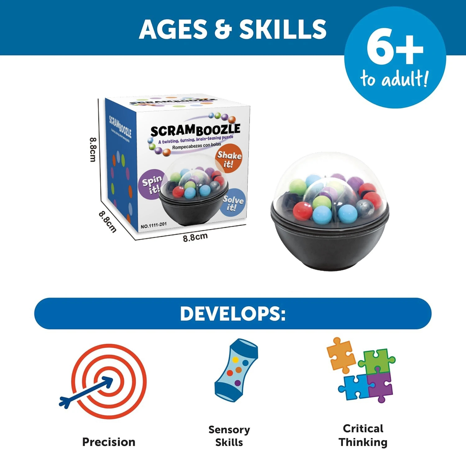Rotating Bean Magic Cube Puzzle Fidget Toys Anti Stress Ball IQ Games Educational Sensory Easter Gift
Rotating Bean Magic Cube Puzzle Fidget Toys Anti Stress Ball IQ Games Educational Sensory Easter Gift