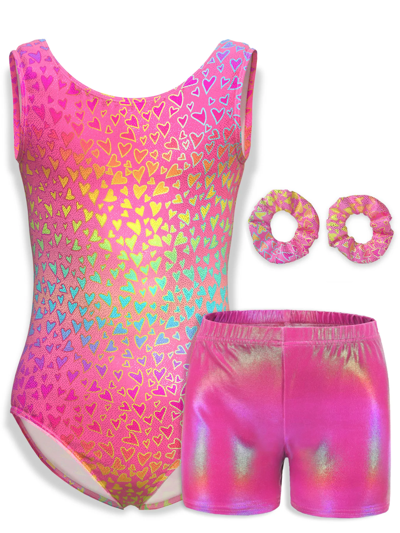 Gymnastics Leotards for Girls Sleeveless ballet dance leotard 4 Piece Athletic Tumbling Tank Unitard for Kids
Gymnastics Leotards for Girls Sleeveless ballet dance leotard 4 Piece Athletic Tumbling Tank Unitard for Kids