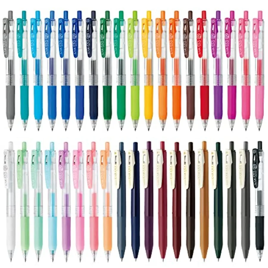 Гелевая шариковая ручка ZEBRA JJ15-38C-AZ Sarasa Clip 0,5 мм, 38 цветов
Гелевая шариковая ручка ZEBRA JJ15-38C-AZ Sarasa Clip 0,5 мм, 38 цветов