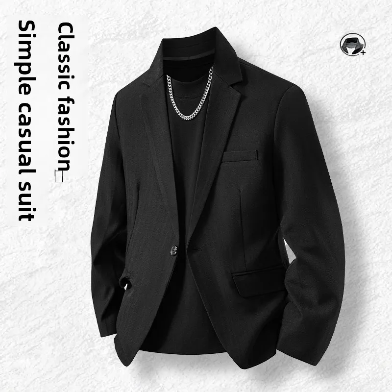 Bla Casual Long Sve Men's Jaet Autumn Faion Brand High-End Feeling Loose Fit Youth Small Suiting Single Breasted
Bla Casual Long Sve Men's Jaet Autumn Faion Brand High-End Feeling Loose Fit Youth Small Suiting Single Breasted