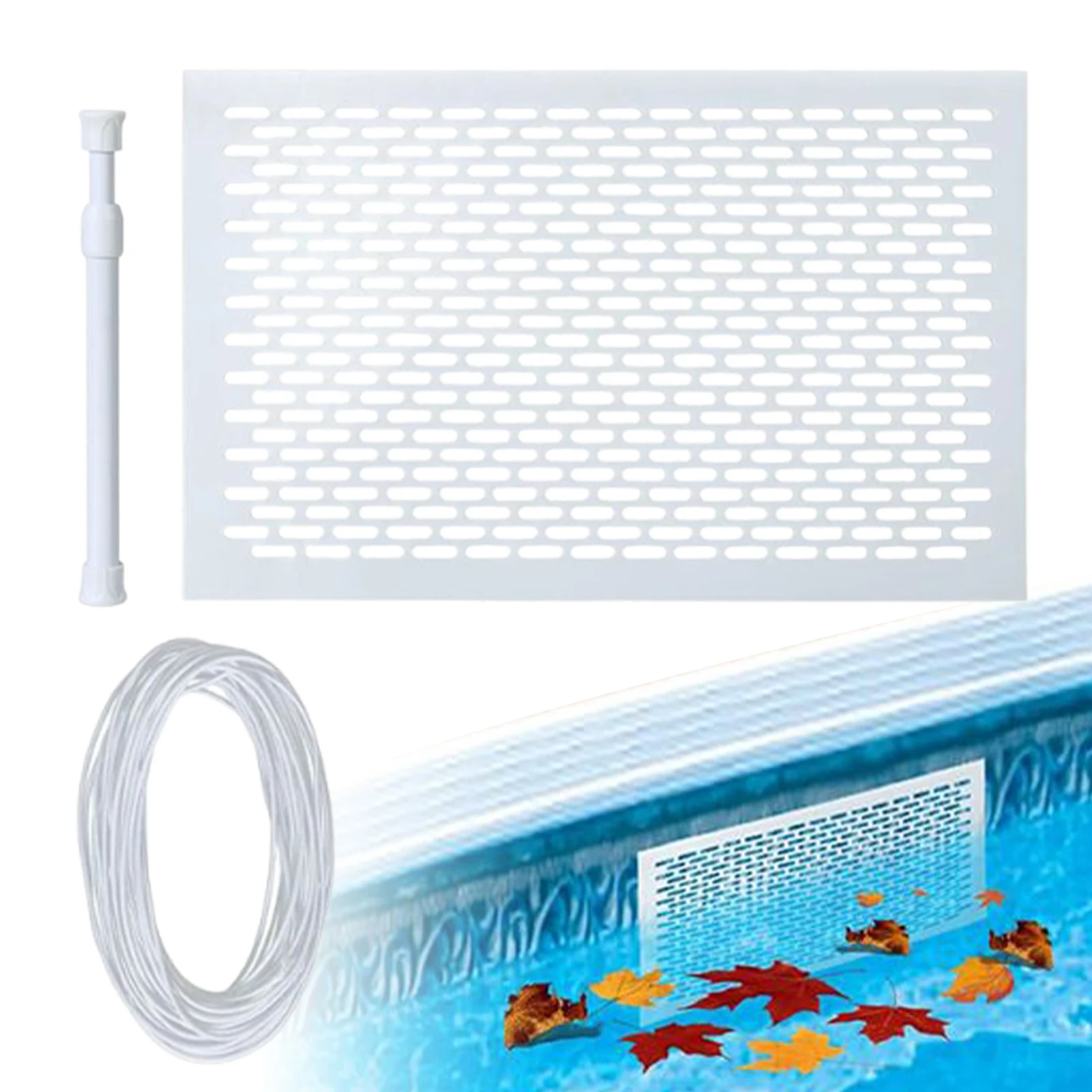 Pool Skimmer Shield Pool Skimmer Screen Guard Cover Anti Rust Durable Debris Leaf Skimmer Protection for Home Pond Hotel
Pool Skimmer Shield Pool Skimmer Screen Guard Cover Anti Rust Durable Debris Leaf Skimmer Protection for Home Pond Hotel
