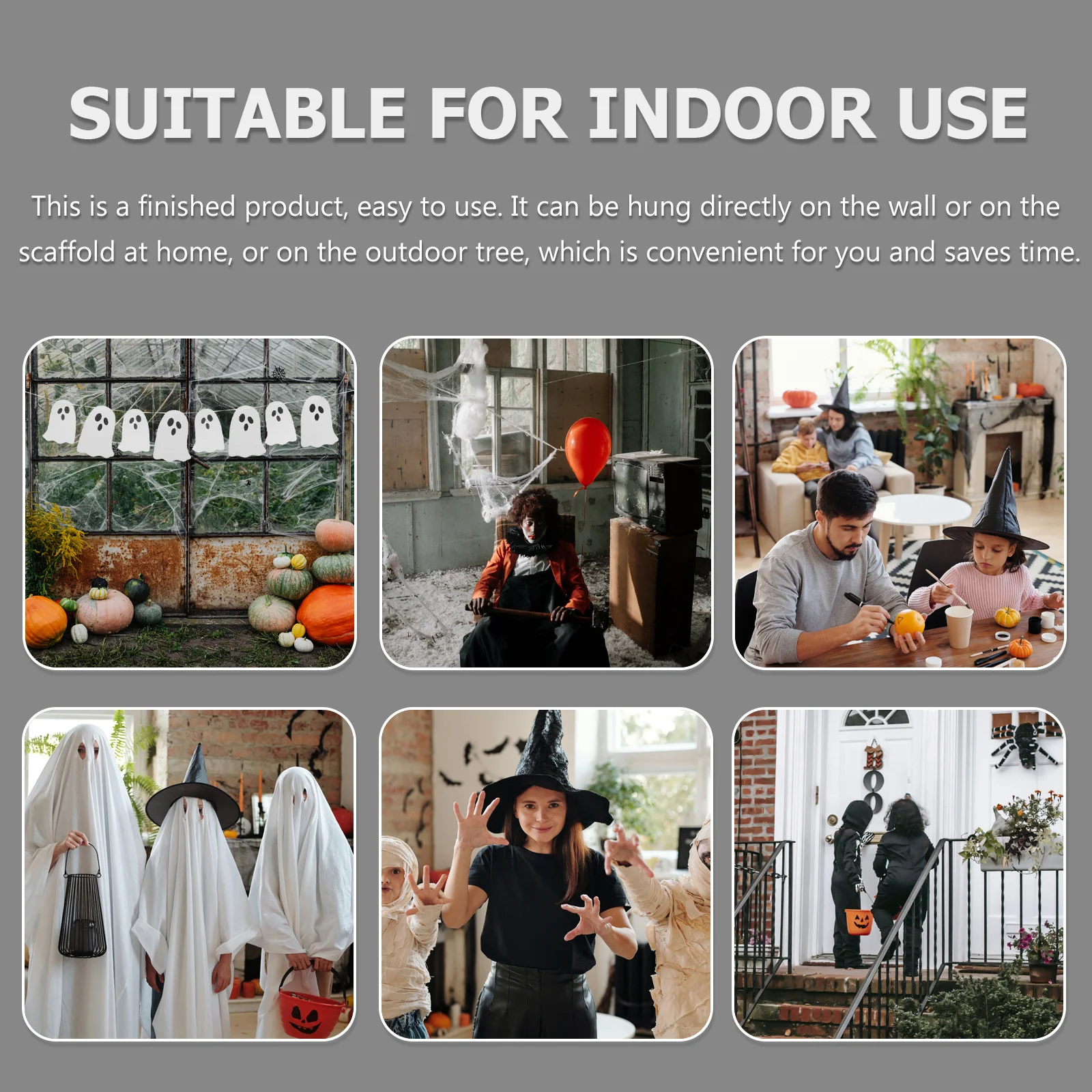 Halloween Spooky Ghost Paper Flag Banner Silver Decorative Photo Background Party Wall Hanging Indoor Outdoor Horror Decor
Halloween Spooky Ghost Paper Flag Banner Silver Decorative Photo Background Party Wall Hanging Indoor Outdoor Horror Decor