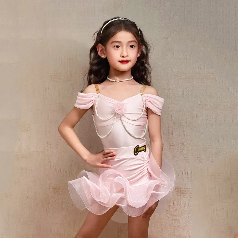 2025 New Girls Latin Dance Competition Dress Pink Samba Chacha Latin Dance Dresses Kids Performance Dancing Costume XS9415
2025 New Girls Latin Dance Competition Dress Pink Samba Chacha Latin Dance Dresses Kids Performance Dancing Costume XS9415