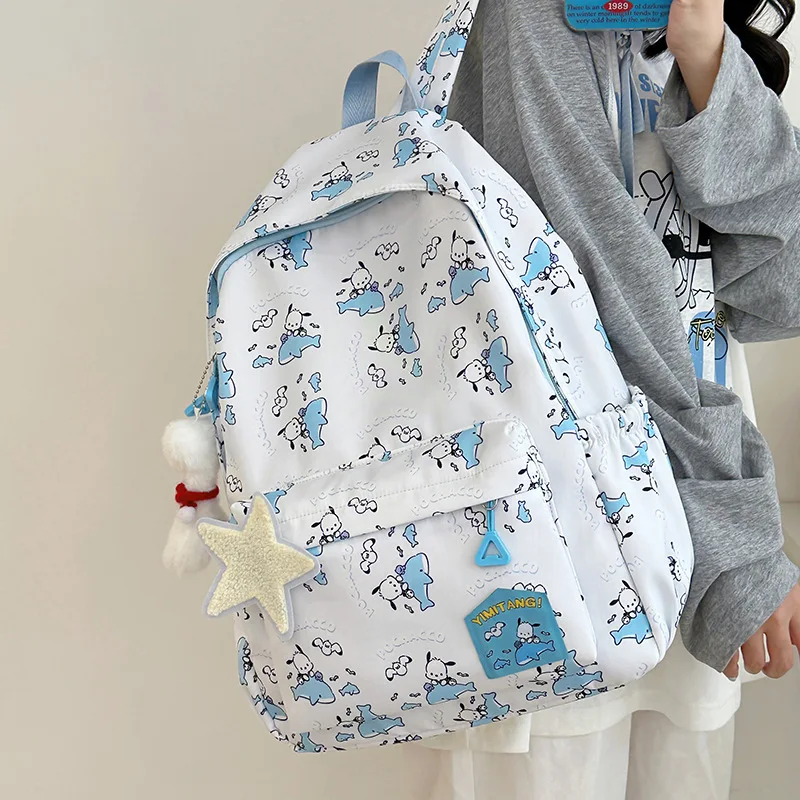 Sweet Pochacco Ins Kawaii Sanrio Anime Printed Backpack Cute Cartoon Large Capacity Campus Soft Y2K Schoolbag Gifts for Girls
Sweet Pochacco Ins Kawaii Sanrio Anime Printed Backpack Cute Cartoon Large Capacity Campus Soft Y2K Schoolbag Gifts for Girls
