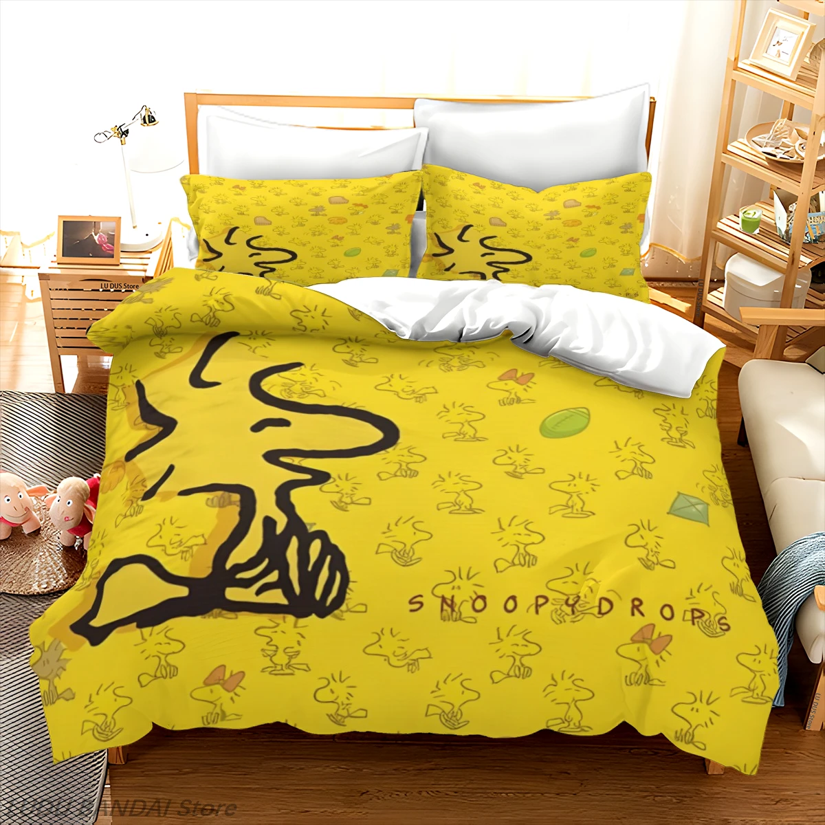 Snoopy Bedding Set Cartoon Children Bedroom Quilt Cover Boy Girl Bedclothes Single Double King Anime Snoopy Duvet Cover Gift
Snoopy Bedding Set Cartoon Children Bedroom Quilt Cover Boy Girl Bedclothes Single Double King Anime Snoopy Duvet Cover Gift