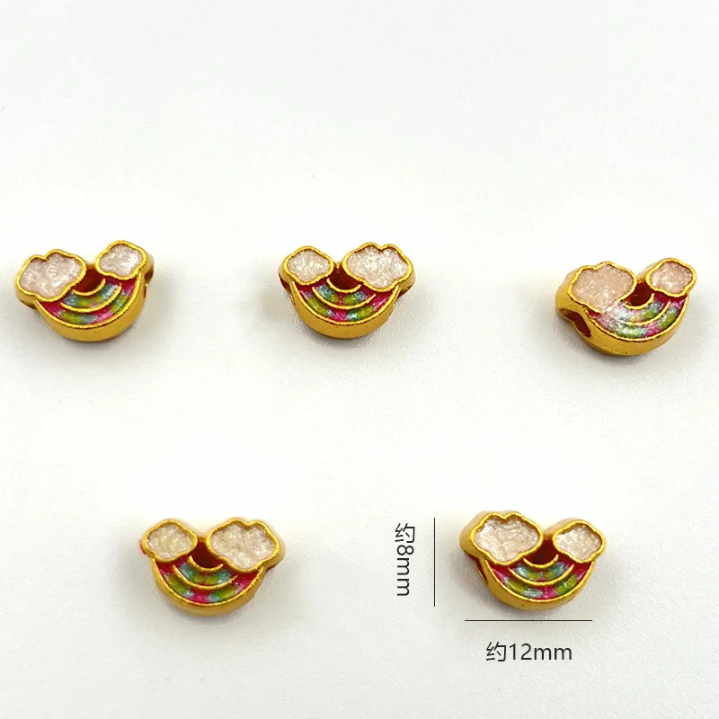1Pcs Rainbow Little Cloud Sand Gold Cartoon Electroplated Oil Drip Alloy Bracelet Accessories DIY Fresh
1Pcs Rainbow Little Cloud Sand Gold Cartoon Electroplated Oil Drip Alloy Bracelet Accessories DIY Fresh