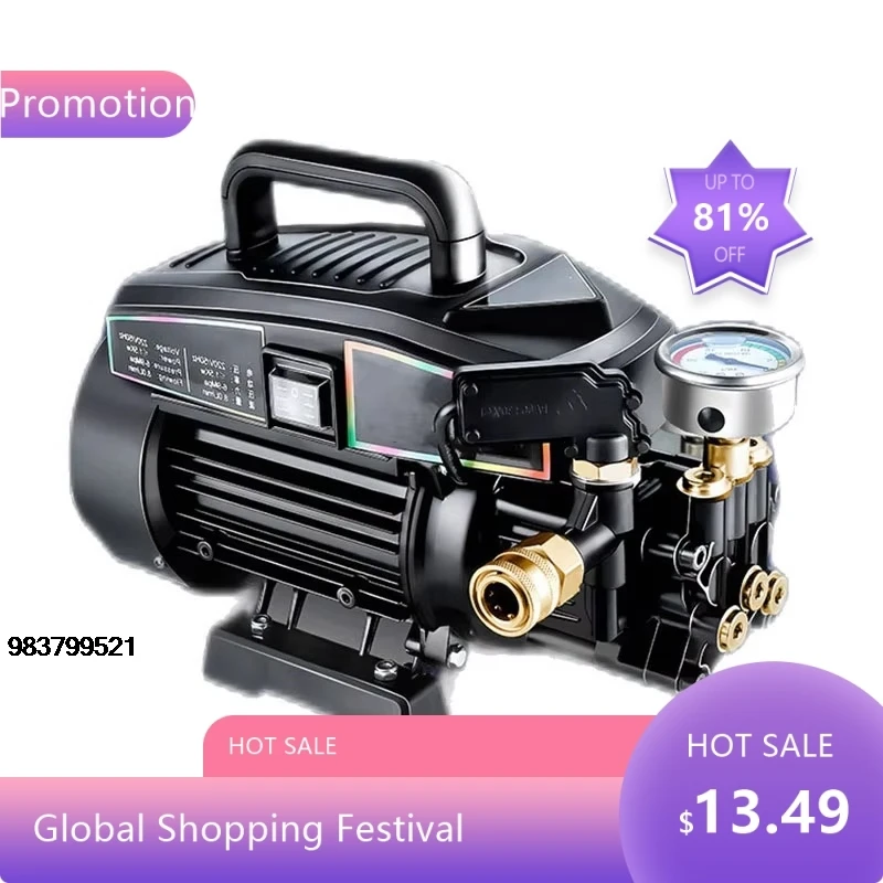 1842Portable 2000W High Pressure Car Washer with Brush Water Gun 220V Ultra Power Water Pump for Auto Cleaning
1842Portable 2000W High Pressure Car Washer with Brush Water Gun 220V Ultra Power Water Pump for Auto Cleaning