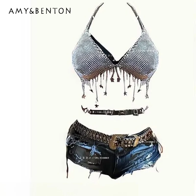 Original Design Golden Sexy Hot Girls Skinny Ladies Short Sling 2025 Summer New Black Slimming Sweet Cool Shorts Suits Ladies
Original Design Golden Sexy Hot Girls Skinny Ladies Short Sling 2025 Summer New Black Slimming Sweet Cool Shorts Suits Ladies
