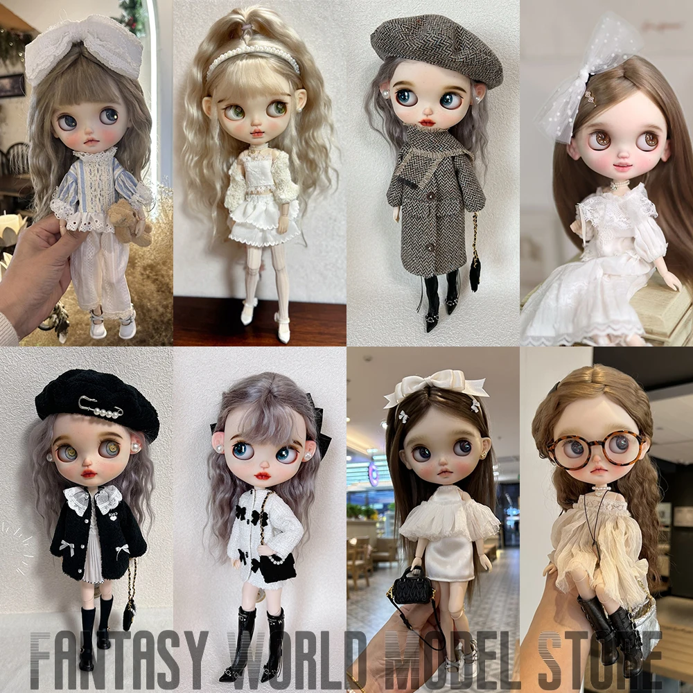 Blyth OB24 Azone 19 Multiple Styles Clothes Fashion Shirt Skirt Dress Pants Hairpin Hat Scarf Fit Female Action Figure Body Toy
Blyth OB24 Azone 19 Multiple Styles Clothes Fashion Shirt Skirt Dress Pants Hairpin Hat Scarf Fit Female Action Figure Body Toy