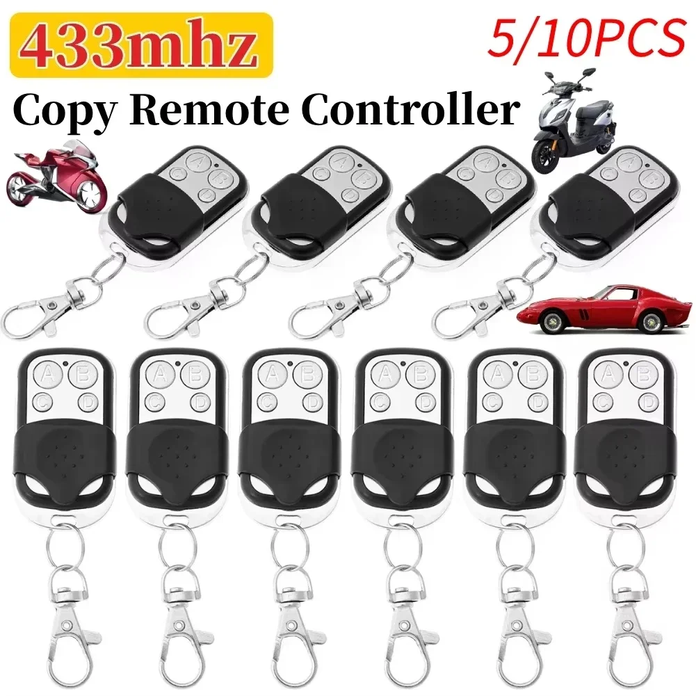 1/10pcs 433MHz Smart Copy Duplicator Remote Control 4 Button Electric Garage Door Gate Remote Cloning 433.92 MHz Transmitter
1/10pcs 433MHz Smart Copy Duplicator Remote Control 4 Button Electric Garage Door Gate Remote Cloning 433.92 MHz Transmitter