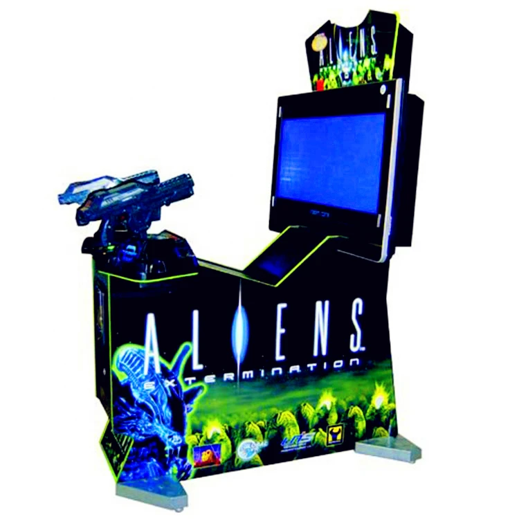 Игровой автомат аркадной стрельбы с монетоприемником и вибрацией для детей и пришельцев
Игровой автомат аркадной стрельбы с монетоприемником и вибрацией для детей и пришельцев