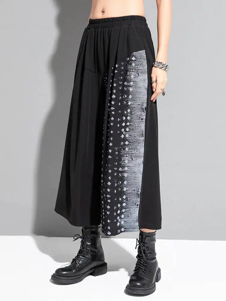Black High Elastic Waist Pattern Printed Wide Leg Pants New Loose Fit Trousers Women Fashion Spring Autumn 2026 1DA5F
Black High Elastic Waist Pattern Printed Wide Leg Pants New Loose Fit Trousers Women Fashion Spring Autumn 2026 1DA5F