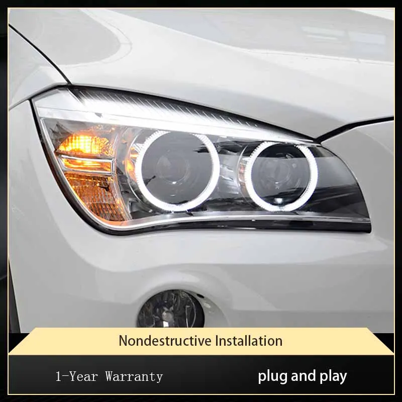 Headlight For BMW X1 E84 F49 2010-2015 Car lights DRL Upgrade Angel Eyes Design LED Bulbs HID Day Running Light Auto Accessories
Headlight For BMW X1 E84 F49 2010-2015 Car lights DRL Upgrade Angel Eyes Design LED Bulbs HID Day Running Light Auto Accessories
