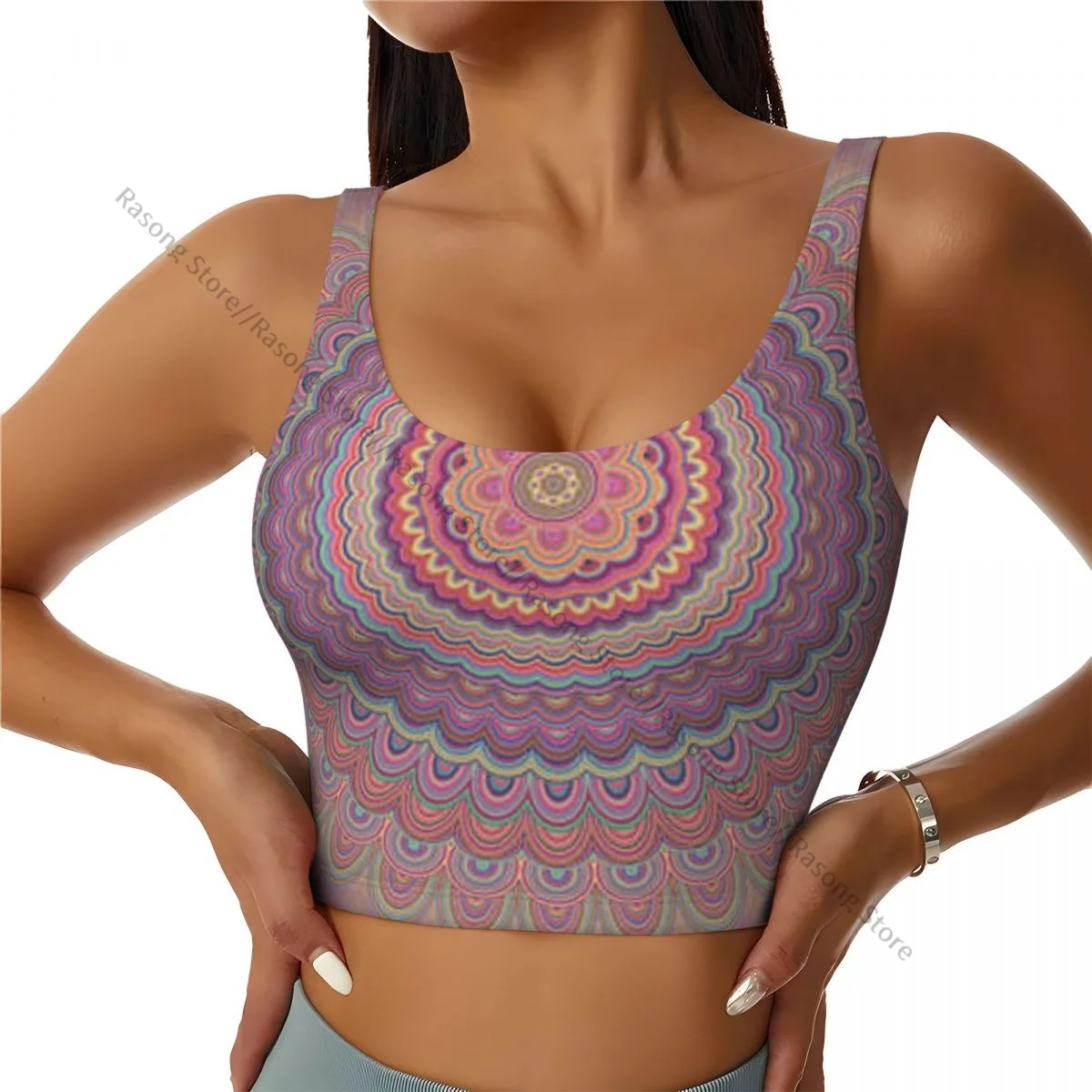 Women Sexy Sports Vest Abstract Mandala Fractal Background Female Streetwear Sport Lingerie Tee Crop Top
Women Sexy Sports Vest Abstract Mandala Fractal Background Female Streetwear Sport Lingerie Tee Crop Top