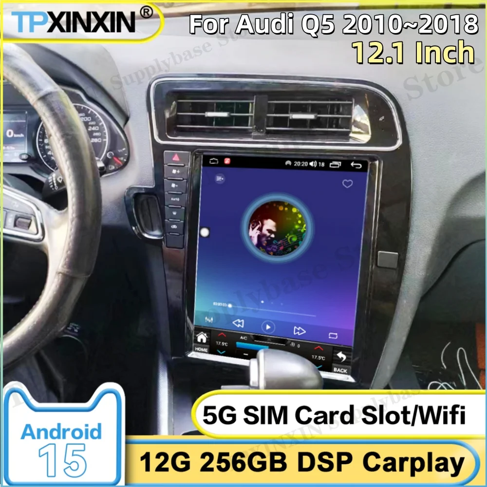12.1 Inch Android 15 Smart HD Screen For Audi Q5 2010~2018 GPS Navigation Car Radio Video Stereo Receiver Carplay IPS Head Unit
12.1 Inch Android 15 Smart HD Screen For Audi Q5 2010~2018 GPS Navigation Car Radio Video Stereo Receiver Carplay IPS Head Unit