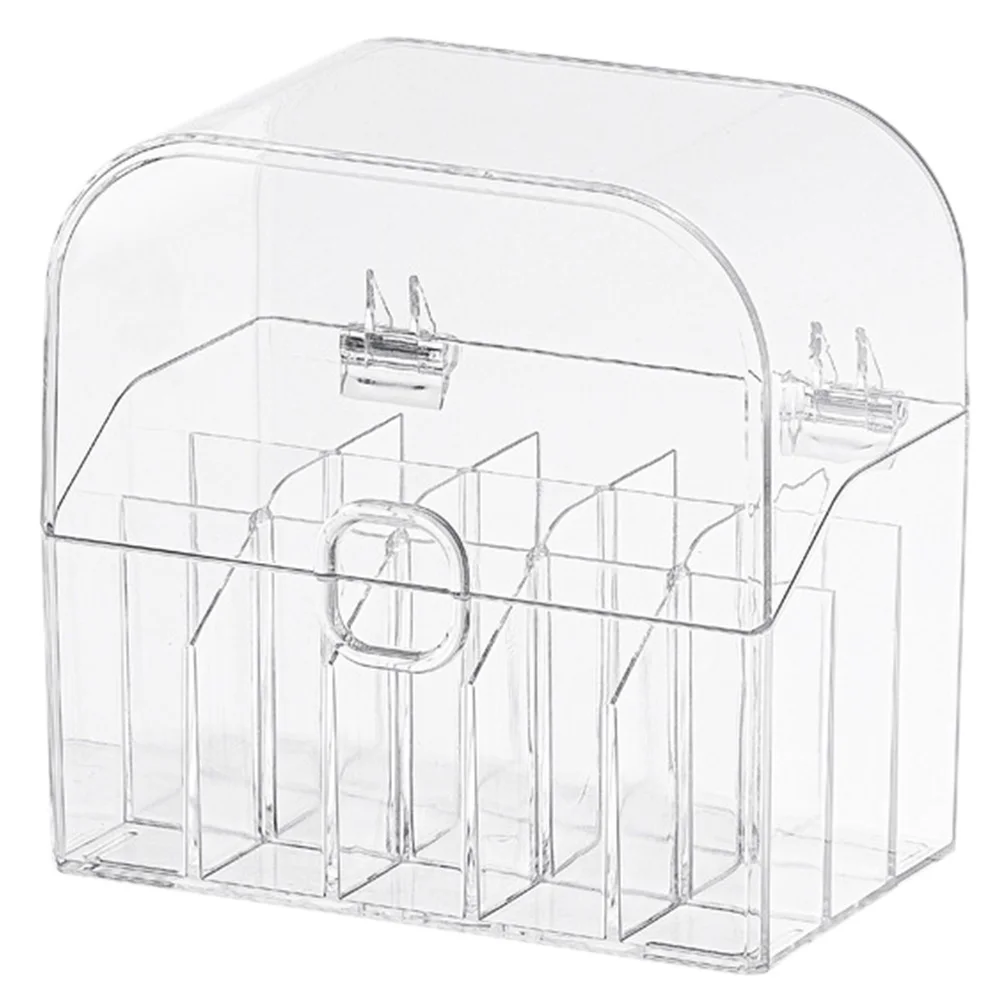 1 pc Lipstick Storage Box 15 Compartments Clear Large Capacity Jewelry Makeup Organizer Case for Vanity Cosmetics Practical
1 pc Lipstick Storage Box 15 Compartments Clear Large Capacity Jewelry Makeup Organizer Case for Vanity Cosmetics Practical