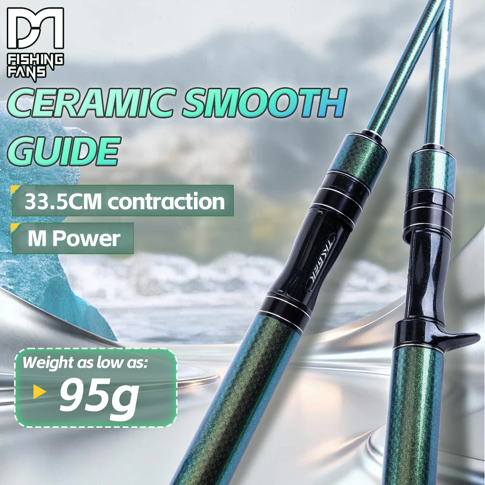 FISHINGFANS 1.5m 1.68m 1.8m 2.1m Medium Power Telescopic travel rod M hard 5-10LB Carbon Handle Portable Sea Bass Fishing rod
FISHINGFANS 1.5m 1.68m 1.8m 2.1m Medium Power Telescopic travel rod M hard 5-10LB Carbon Handle Portable Sea Bass Fishing rod