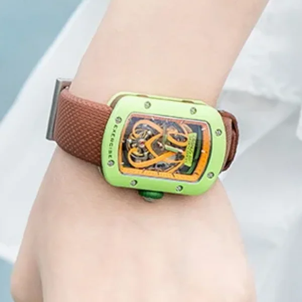 CRONUSART Women Automatic Watch 29mm*41mm Rectangle Ladies Mechanical Wristwatch Fluororubber Strap Luminous Skeleton Dial
CRONUSART Women Automatic Watch 29mm*41mm Rectangle Ladies Mechanical Wristwatch Fluororubber Strap Luminous Skeleton Dial