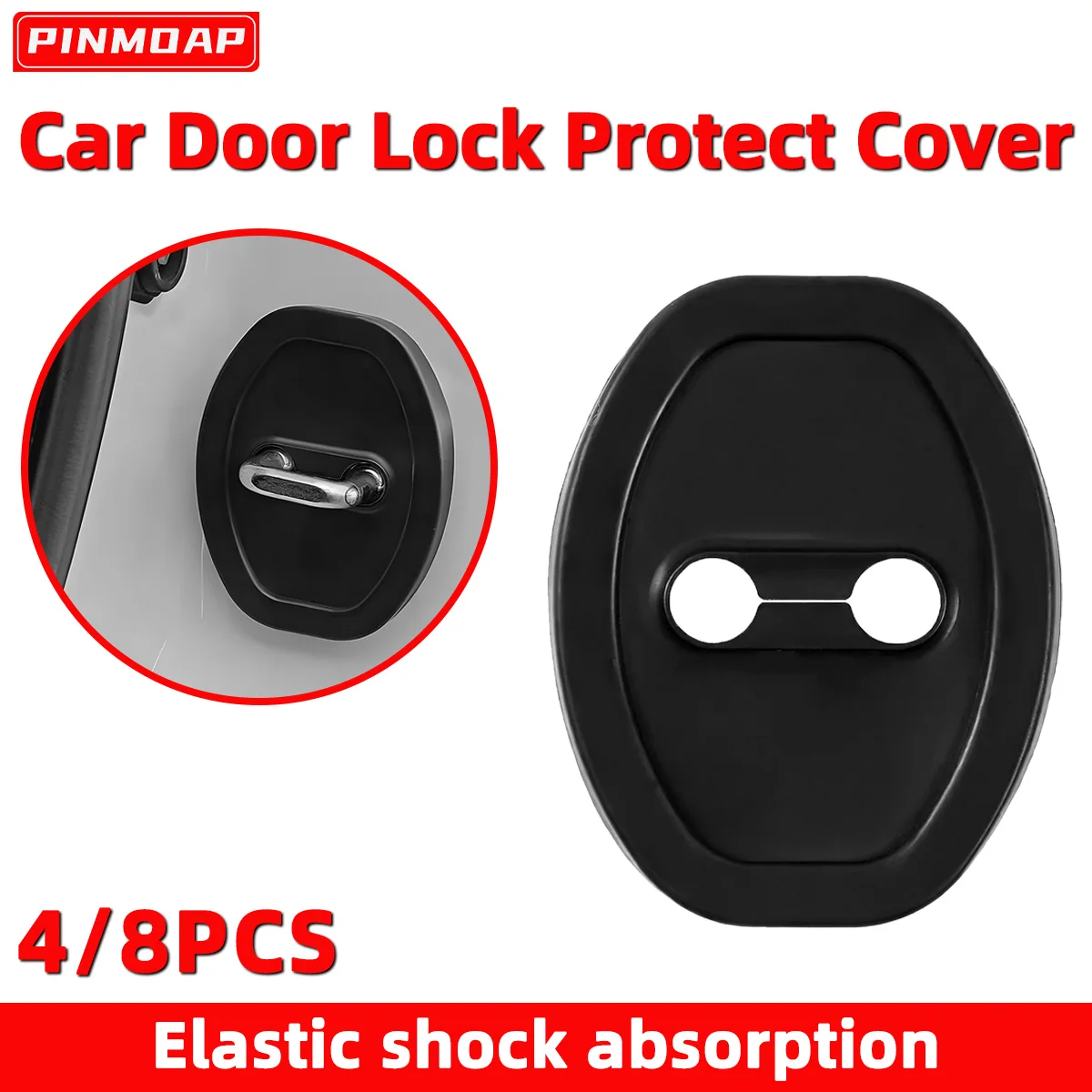 PINMOAP Car Door Lock Buckle Protective Cover Anti-Collision Door Lock Buckle Silicone Protective Cover Shock-Absorbing Pad
PINMOAP Car Door Lock Buckle Protective Cover Anti-Collision Door Lock Buckle Silicone Protective Cover Shock-Absorbing Pad