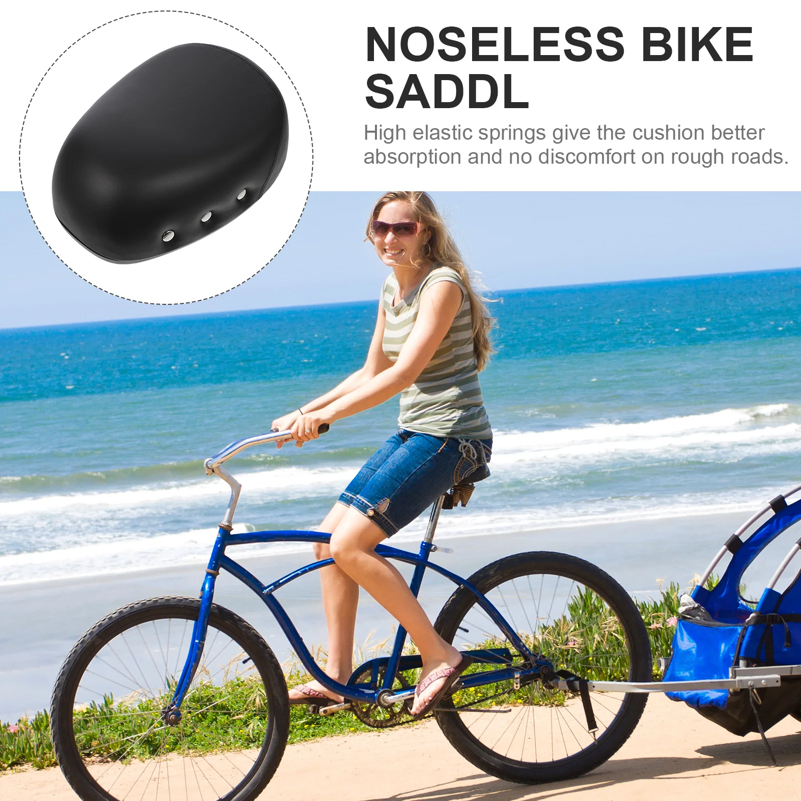 Rivet Seat Cushion Universal Bike Without Nose Noseless Saddle Hip-fitting Electric Car High Elastic Special Requirements
Rivet Seat Cushion Universal Bike Without Nose Noseless Saddle Hip-fitting Electric Car High Elastic Special Requirements