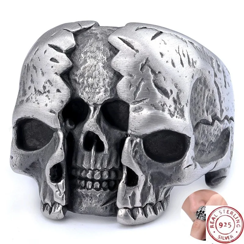 Vintage Pilot Skull Ring for Men, Biker Style Skull Band Ring, Punk Motorcycle Hip Hop Jewelry
Vintage Pilot Skull Ring for Men, Biker Style Skull Band Ring, Punk Motorcycle Hip Hop Jewelry