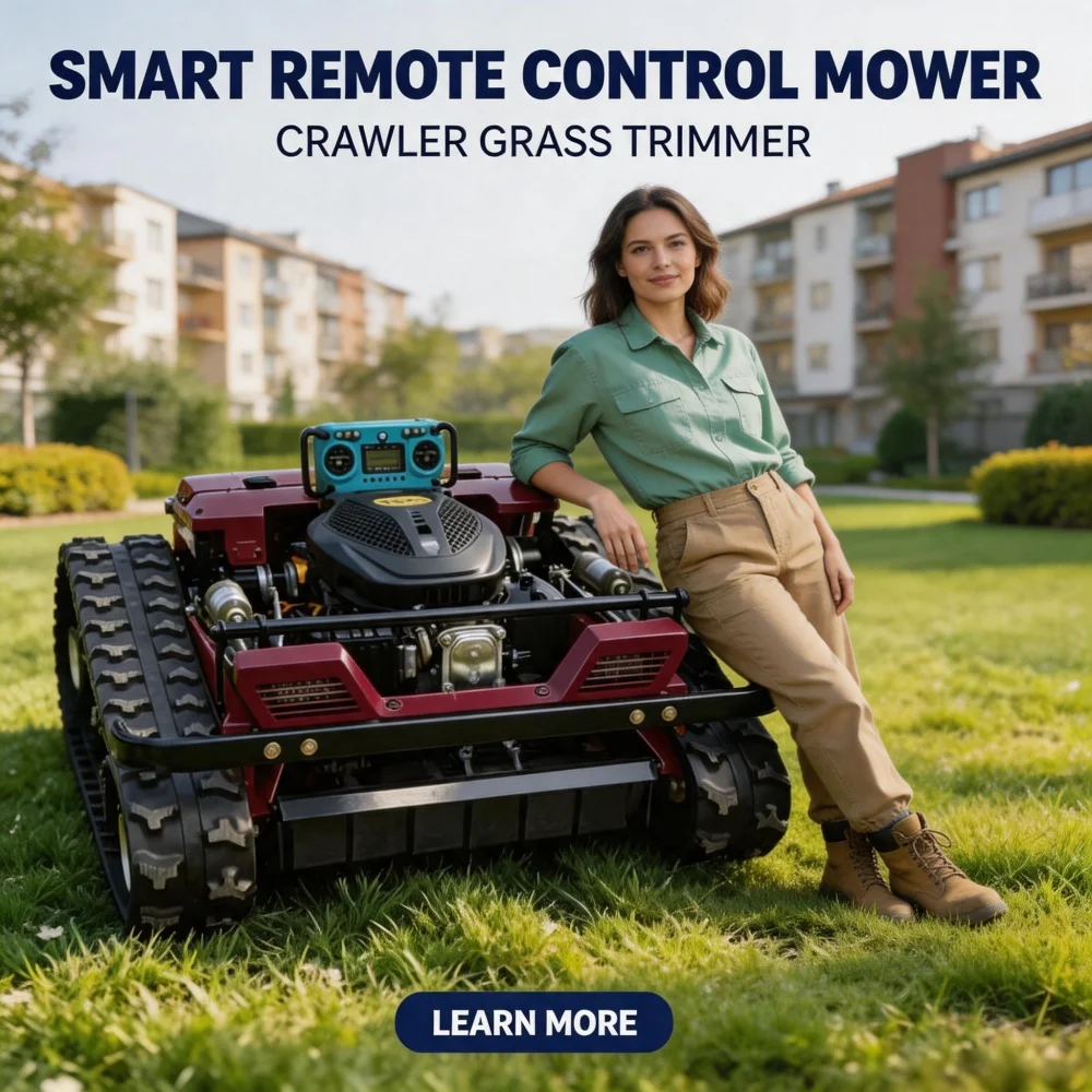 Small Tracked Lawn Mower 500mm Cutting Width Remote Control Type High Efficiency CE Certified Zero Turn for Yard Prune
Small Tracked Lawn Mower 500mm Cutting Width Remote Control Type High Efficiency CE Certified Zero Turn for Yard Prune