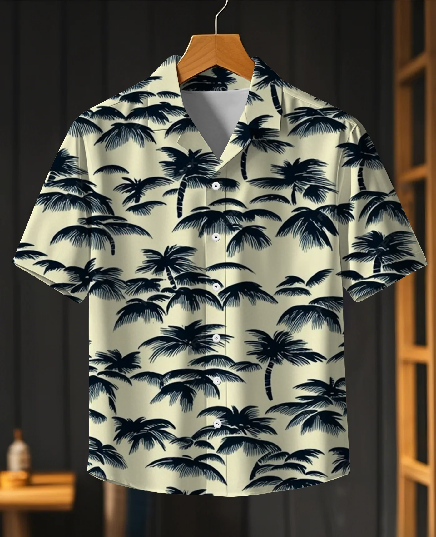 Artistic Cuban Collar Short Sleeve Shirt, 3D Digital Printed Pattern, Lightweight Summer Fashion for Everyday Wear.
Artistic Cuban Collar Short Sleeve Shirt, 3D Digital Printed Pattern, Lightweight Summer Fashion for Everyday Wear.